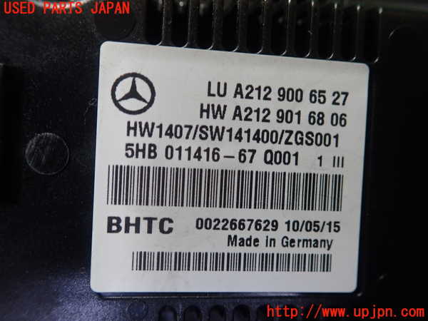 1UPJ-9239106066]ベンツ E250 クーペ C207(207336)エアコンスイッチ1 中古_2