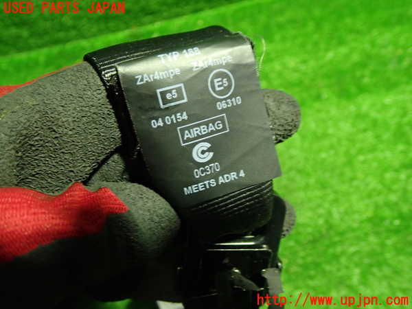 1UPJ-9239117075]ボルボ・V40(MB4164T)助手席シートベルト 中古_2