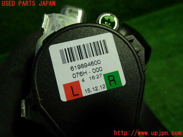 1UPJ-9239117155]ボルボ・V40(MB4164T)右2列目シートベルト 中古_2