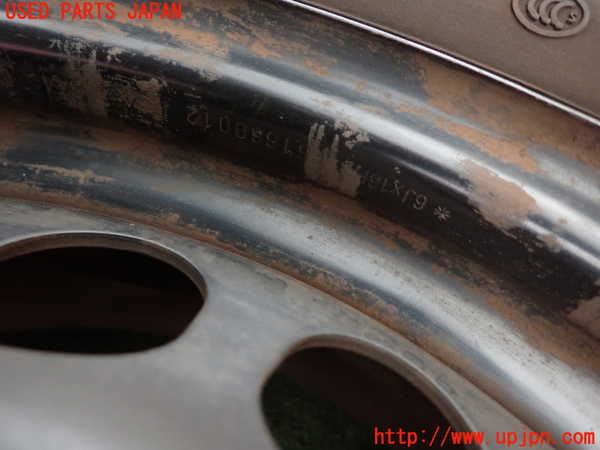 2UPJ-9239129031]ベンツ B180(245232)(W245系)タイヤ　ホイール　1本① 205/55R16 中古_3