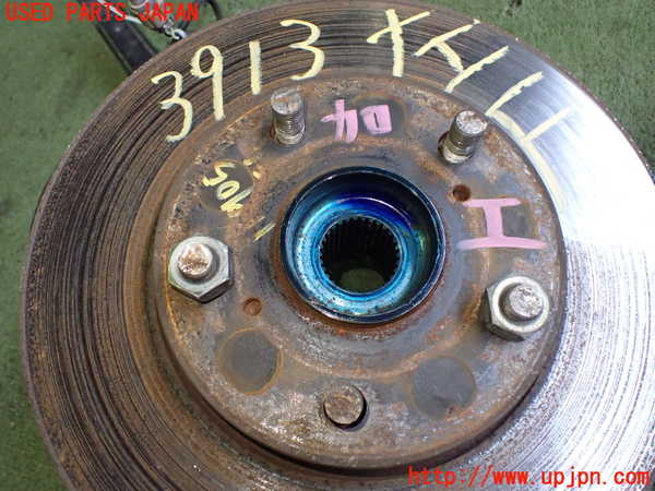 2UPJ-9239134295]クラウン エステート(JZS173W)左フロントナックルハブ (ジャンク品) 中古_2