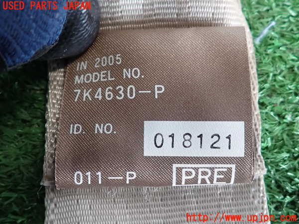 2UPJ-9239147075]セルシオ(UCF31)助手席シートベルト 中古_3