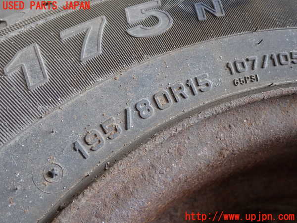 2UPJ-9239159601]ハイエースバン200系(KDH205V)スペアタイヤ1 (ジャンク品) 中古_5