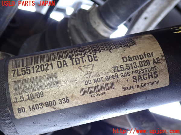 2UPJ-9239185035]ポルシェ・カイエン(9PAM5501)右リアストラット 中古_2