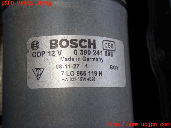 2UPJ-9239186770]ポルシェ・カイエン(9PAM5501)フロントワイパーモーター 中古_2