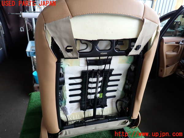 2UPJ-9239187065]ポルシェ・カイエン(9PAM5501)助手席シート 中古_3