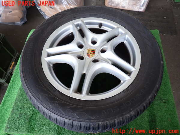 2UPJ-9239189041]ポルシェ・カイエン(9PAM5501)タイヤ　ホイール　1本① 255/55R18 中古_2