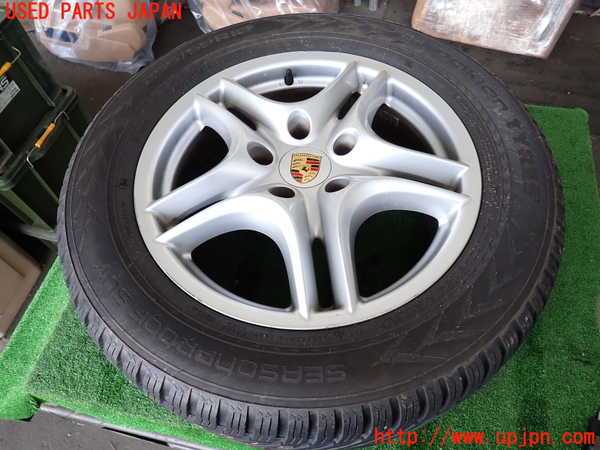2UPJ-9239189042]ポルシェ・カイエン(9PAM5501)タイヤ　ホイール　1本② 255/55R18 中古_2