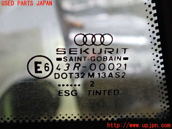 2UPJ-9239191380]アウディ・TT クーペ(8NAUQ)右クォーターガラス 中古(43R-00021 M13)_3