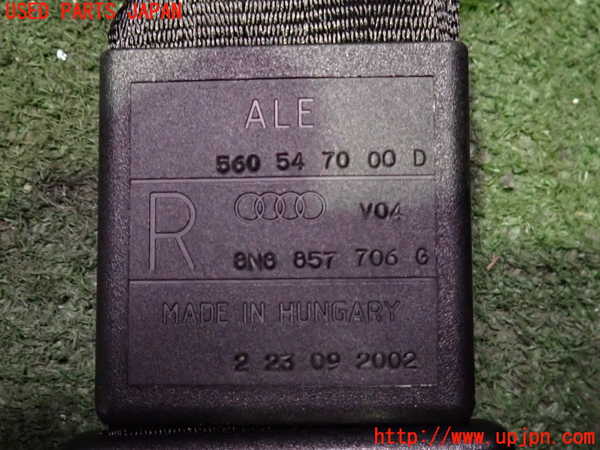 2UPJ-9239197045]アウディ・TT クーペ(8NAUQ)運転席シートベルト 中古_3