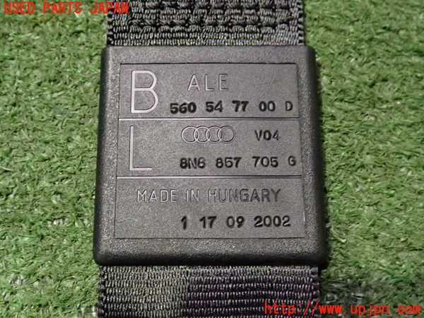 2UPJ-9239197075]アウディ・TT クーペ(8NAUQ)助手席シートベルト 中古_4