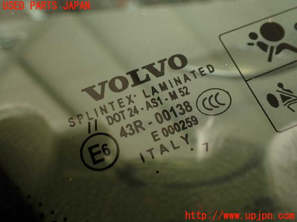 2UPJ-9239201195]ボルボ・V70(SB5244W)フロントガラス 中古 SPLINTEX M52 43R-00138_2