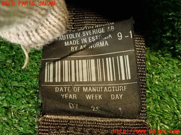 2UPJ-9239207075]ボルボ・V70(SB5244W)助手席シートベルト 中古_5