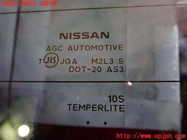 2UPJ-9239221566]日産リーフ(AZE0)バックドア リアゲート ハッチ 中古 AGC M2L3_3