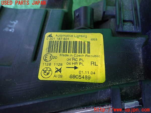 2UPJ-9239231132]BMW 318ti(AU20)(E46/5系)左ヘッドライト ハロゲン 中古_3