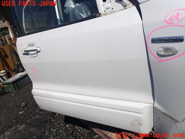 1UPJ-9239241230]パジェロ(V75W)右前ドア 中古 ASAHI M2H3 43R-00033_3