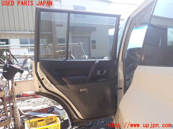 1UPJ-9239241320]パジェロ(V75W)左後ドア 中古 ASAHI M2L3 43R-00150_4