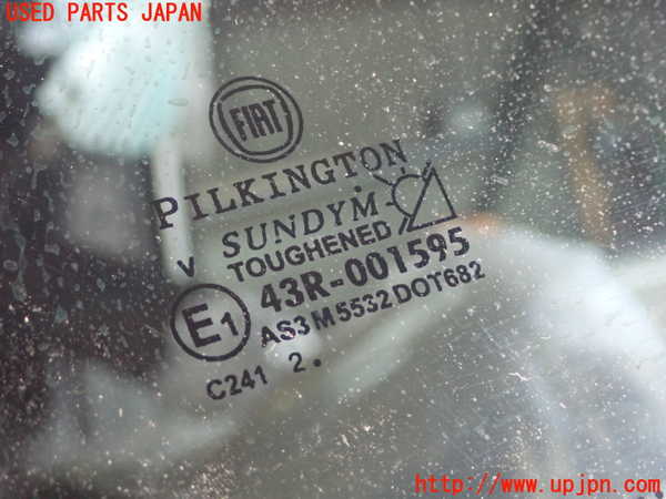 1UPJ-9239261380]アバルト・595C(312142)右クォーターガラス 中古 PILKINGTON M5532 43R-001595_2