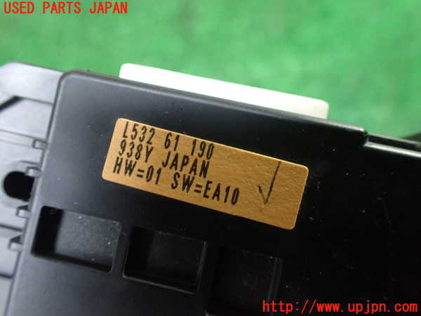 1UPJ-9239286066]MPV(LY3P)エアコンスイッチ1 中古_4