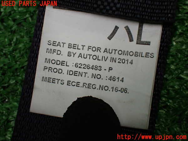 1UPJ-9239297075]アクア(AQUA)(NHP10)助手席シートベルト 中古_4