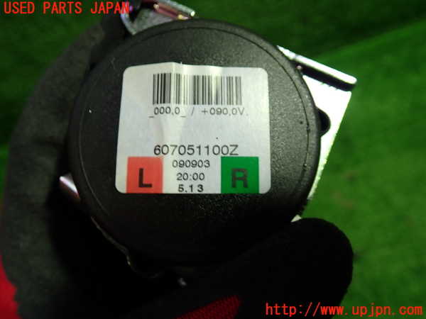 1UPJ-9239307155]BMW 116i(UE16)E87右2列目シートベルト 中古_2
