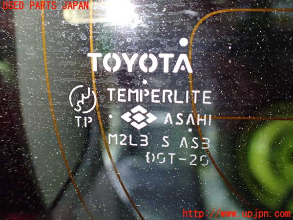 1UPJ-9239311380]ヴォクシー(ノア)(AZR60G)右クォーターガラス 中古 ASAHI M2L3_2