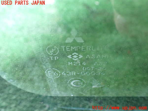 1UPJ-9239321370]デリカ スペースギア(PD6W)右サイドセンターガラス ASAHI M214 中古_3