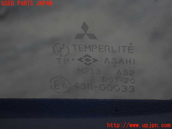 1UPJ-9239321200]デリカ スペースギア(PD6W)右フロント三角窓ガラス ASAHI M213 中古_2