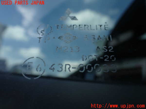 1UPJ-9239321202]デリカ スペースギア(PD6W)左フロント三角窓ガラス ASAHI M213 中古_3