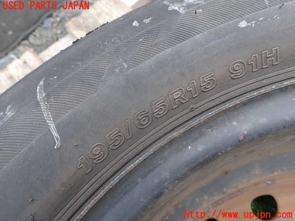 1UPJ-9239359029]セレナ Sハイブリッド(HC26)タイヤ　ホイール　1本④ 195/65R15 中古_4