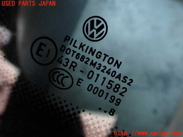 2UPJ-9239361200]VW ゴルフ トゥーラン(1TDFG)右フロント三角窓ガラス (43R-011582) 中古_2