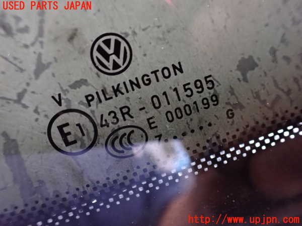 2UPJ-9239361382]VW ゴルフ トゥーラン(1TDFG)左クォーターガラス (43R-011595) 中古_3