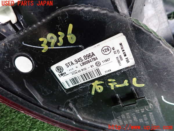 2UPJ-9239361530]VW ゴルフ トゥーラン(1TDFG)右テールランプ 中古_4