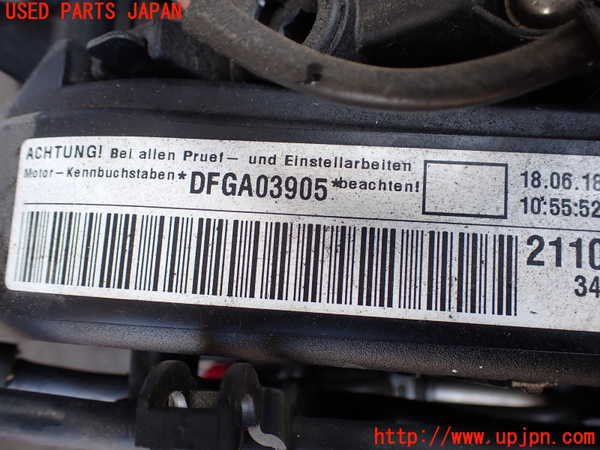 2UPJ-9239362010]VW ゴルフ トゥーラン(1TDFG)エンジン DFG 中古_3