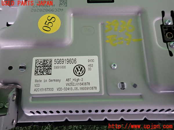 2UPJ-9239366629]VW ゴルフ トゥーラン(1TDFG)モニター 中古_3