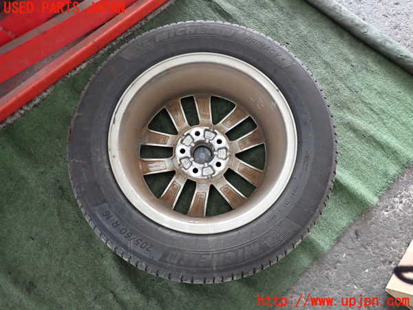 2UPJ-9239369034]VW ゴルフ トゥーラン(1TDFG)タイヤ　ホイール　1本④ 205/60R16 中古_4