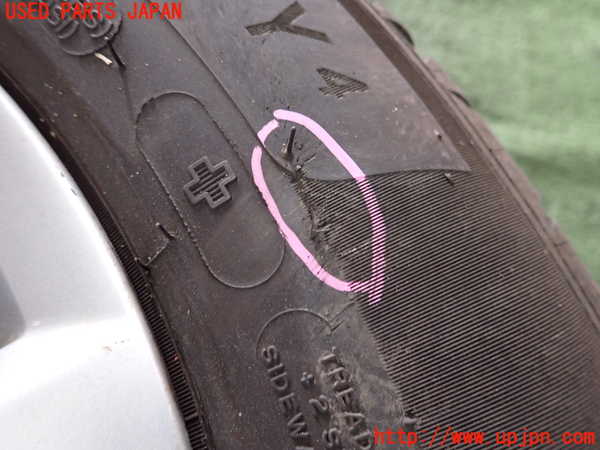 2UPJ-9239369032]VW ゴルフ トゥーラン(1TDFG)タイヤ　ホイール　1本② 205/60R16 中古_2