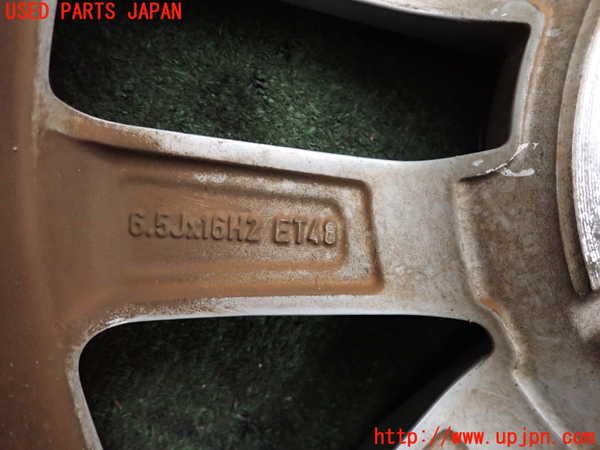 2UPJ-9239369032]VW ゴルフ トゥーラン(1TDFG)タイヤ　ホイール　1本② 205/60R16 中古_5