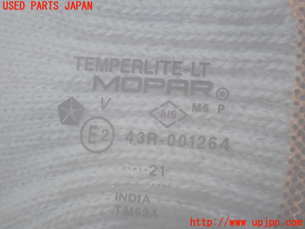 2UPJ-9239371380]ジープ・コンパス(M624)右クォーターガラス 中古 MOPAR M6 43R-001264_2