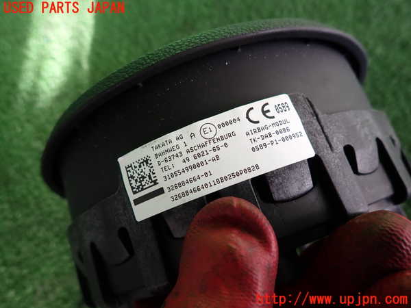 2UPJ-9239387865]BMW X1(VL18)(E84系)運転席側エアバッグカバー 中古_3