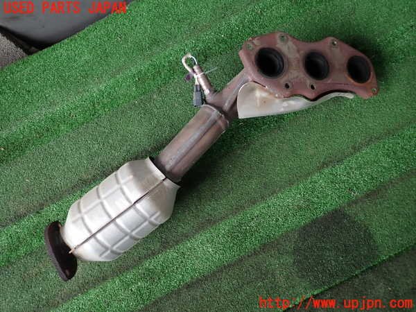 2UPJ-9239402042]マークX(GRX130)エキマニ2 触媒 マニバーター 中古_2