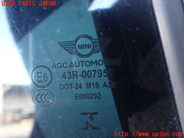2UPJ-9239411290]BMW ミニ(MINI)クーパーD クロスオーバー F60(YT20)右後ドア 中古 AGC M19 43R-007951_4