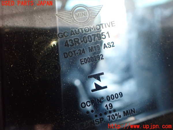 2UPJ-9239411320]BMW ミニ(MINI)クーパーD クロスオーバー F60(YT20)左後ドア 中古 AGC M19 43R-007951_3