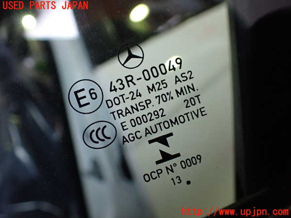 1UPJ-9239431260]ベンツ C180 W204(204049)左前ドア 中古 AGC M25 43R-00049_3