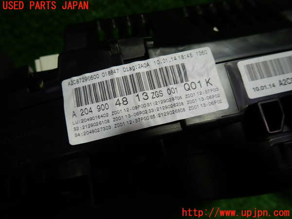 1UPJ-9239436170]ベンツ C180 W204(204049)スピードメーター 中古_2