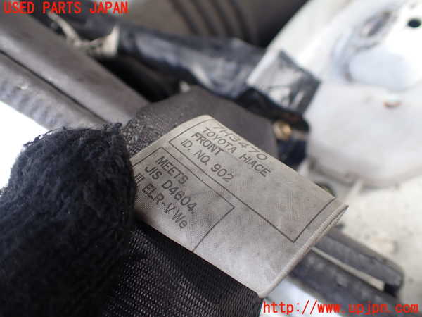 1UPJ-9239447045]ハイエースワゴン100系(KZH106W)運転席シートベルト 中古_4