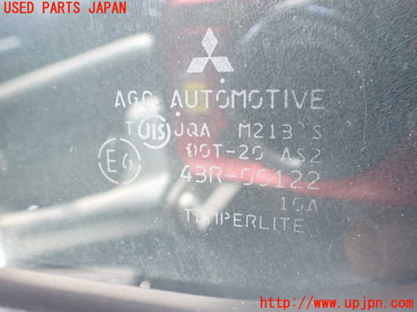 1UPJ-9239451200]デリカD：5(CV1W)右フロント三角窓ガラス AGC M213 中古_3