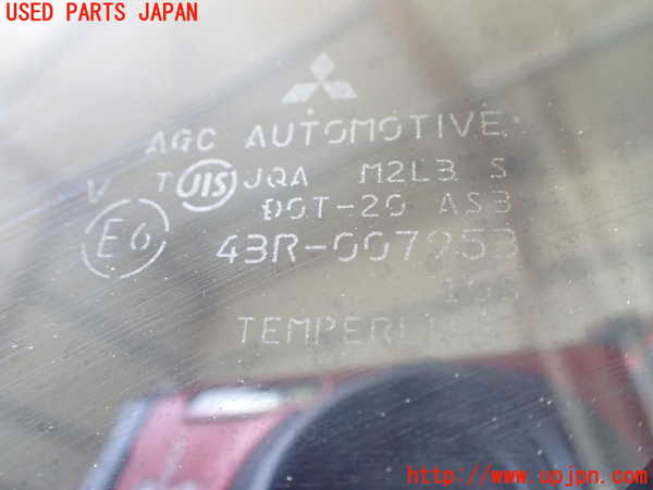 1UPJ-9239451382]デリカD：5(CV1W)左クォーターガラス AGC M2L3 中古_3
