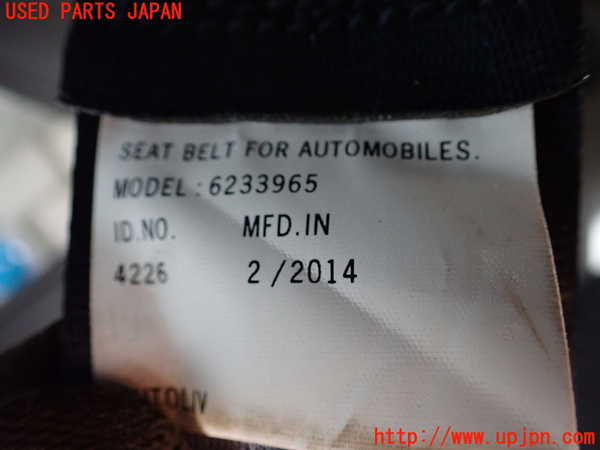 1UPJ-9239457155]デリカD：5(CV1W)右2列目シートベルト 中古_2
