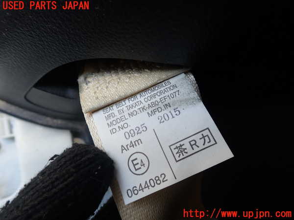 1UPJ-9239477155]アルファード(AGH35W)右2列目シートベルト 中古_2